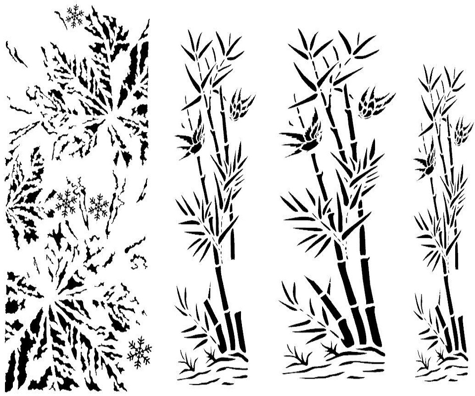 T-Tranh trang trí cây tre